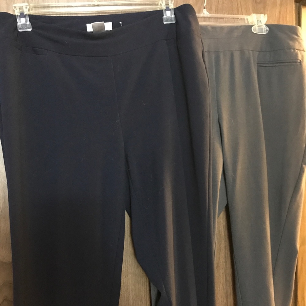 Navy and grey dress pants